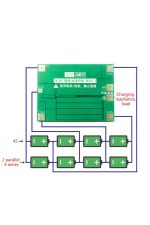 4s Bms 18650 Ve 26650 Pil Şarj Devresi 40 Amper ( 4 Pil Için ) - Görsel 3