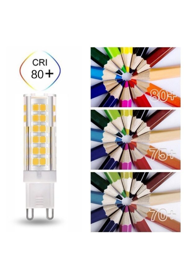 5 ADET G9 LED AMPÜL 7 WATT 75 LED,Lİ ( SARI IŞIK )