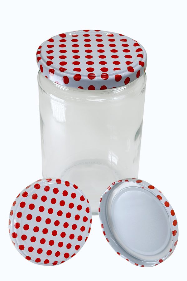 20 Adet Cam Kavanoz Kapağı ( konserve kavanozu için)