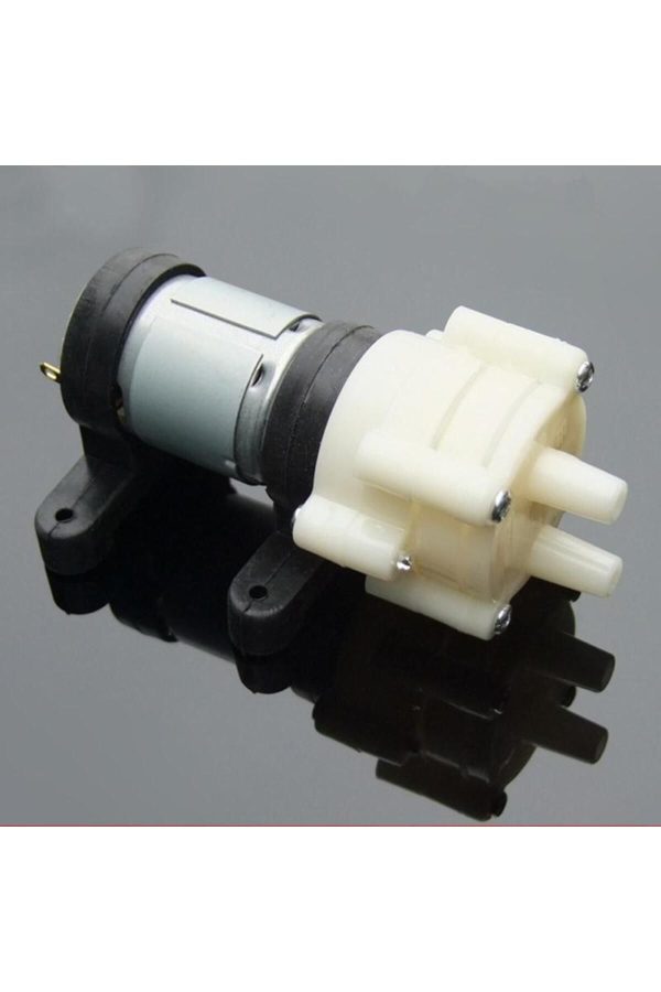 12 Volt R385 Akvaryum Tipi Mini Su Ve Hava Aktarma Pompası (SAATTE 150 LİTRE)