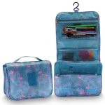 Çok Fonksiyonlu Askılı Makyaj Çantası Flamingo Desen ( Büyük Boy )