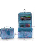 Çok Fonksiyonlu Askılı Makyaj Çantası Flamingo Desen ( Büyük Boy ) - Görsel 8