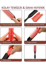 Styling Brush 9 Sıra Şekillendirme Fırçası Curly Girl Kıvırcık Metodu Fırçası - Görsel 5