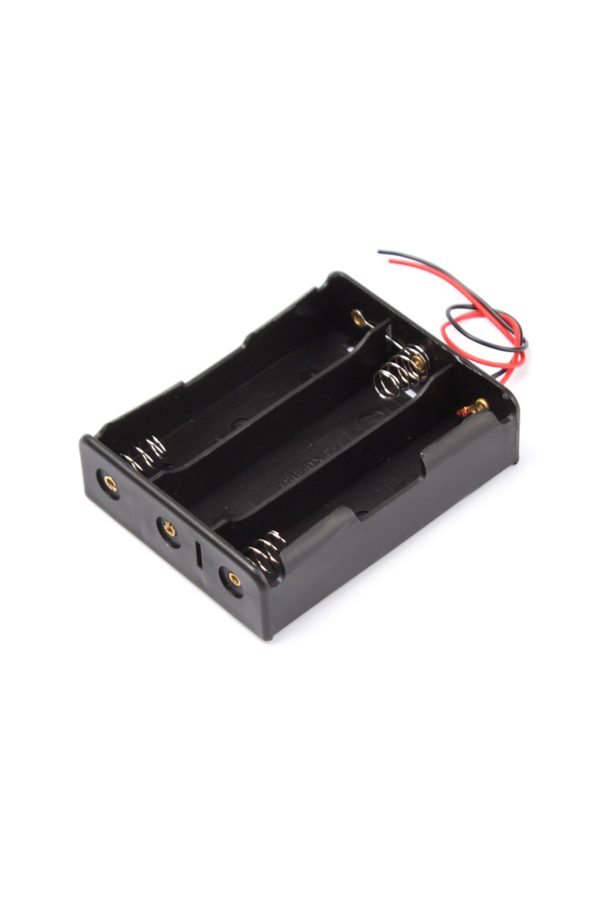 10 Adet 18650 Pil Yuvası Seri Bağlı ( 3 Adet Pil İçin )