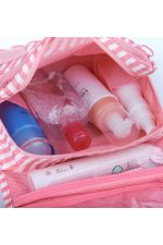 Çok Fonksiyonlu Askılı Makyaj Çantası Line Desen ( Büyük Boy ) - Görsel 3