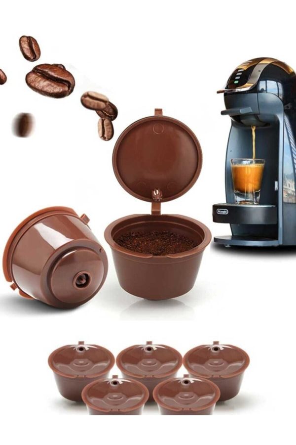 3 Adet Dolce Gusto Uyumlu Kahve Kapsülü (YIKAYIP TEKRAR DOLDURABİLİRSİNİZ.)