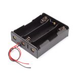 2 Adet 18650 Pil Yuvası Seri Bağlı ( 3 Pil İçin )