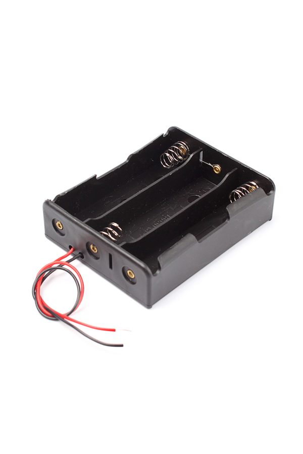 2 Adet 18650 Pil Yuvası Seri Bağlı ( 3 Pil İçin )