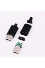 5 Adet Type-c Şarj Soketi 24 Pin (siyah Renk ) - Görsel 2