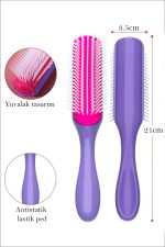 Styling Brush 9 Sıra Şekillendirme Fırçası Curly Girl Kıvırcık Kız Metodu Fırçası - Görsel 2