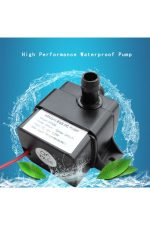 12 Volt Mini Süs Havuzu Dalgıç Su Pompası Saat/240 Litre (boy 5,5 Cm . En 3,5 Cm . Yükseklik 4,2 Cm) - Görsel 2