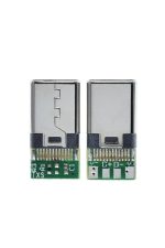 5 Adet Type-c Şarj Soketi 24 Pin (siyah Renk ) - Görsel 3