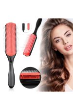 Styling Brush 9 Sıra Şekillendirme Fırçası Curly Girl Kıvırcık Kız Metodu Fırçası - Görsel 3