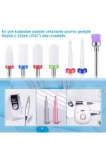 7 Parça Profesyonel Seramik Pedikür Manikür Uçları - Görsel 3