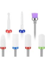 Elektrikli Manikür Makinesi Için Seramik Törpü Yedek Uçları (7 Parça) - Görsel 4