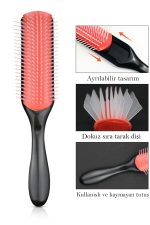 Styling Brush 9 Sıra Şekillendirme Fırçası Curly Girl Kıvırcık Kız Metodu Fırçası - Görsel 7