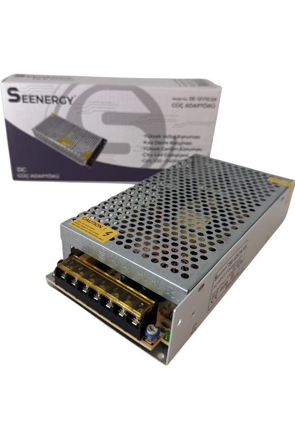 12 Volt 16,5 Amper Kamera ve Led trafosu ( Monofaze )