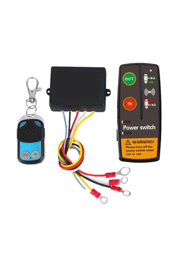 12 volt vinç ve çekici uzaktan kumanda seti ( 2 kumandalı)